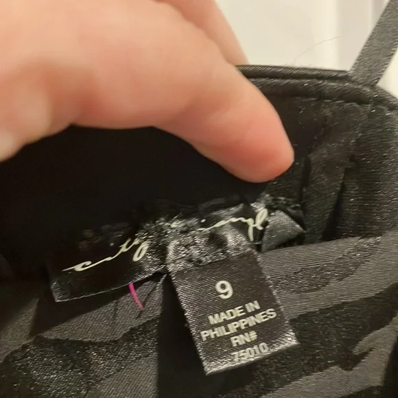 City Triangles Frilly Short Black Dress - Picture 10 of 10